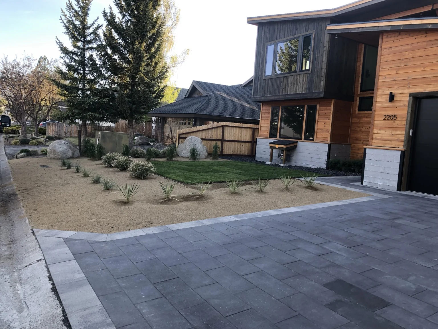 Paver driveway