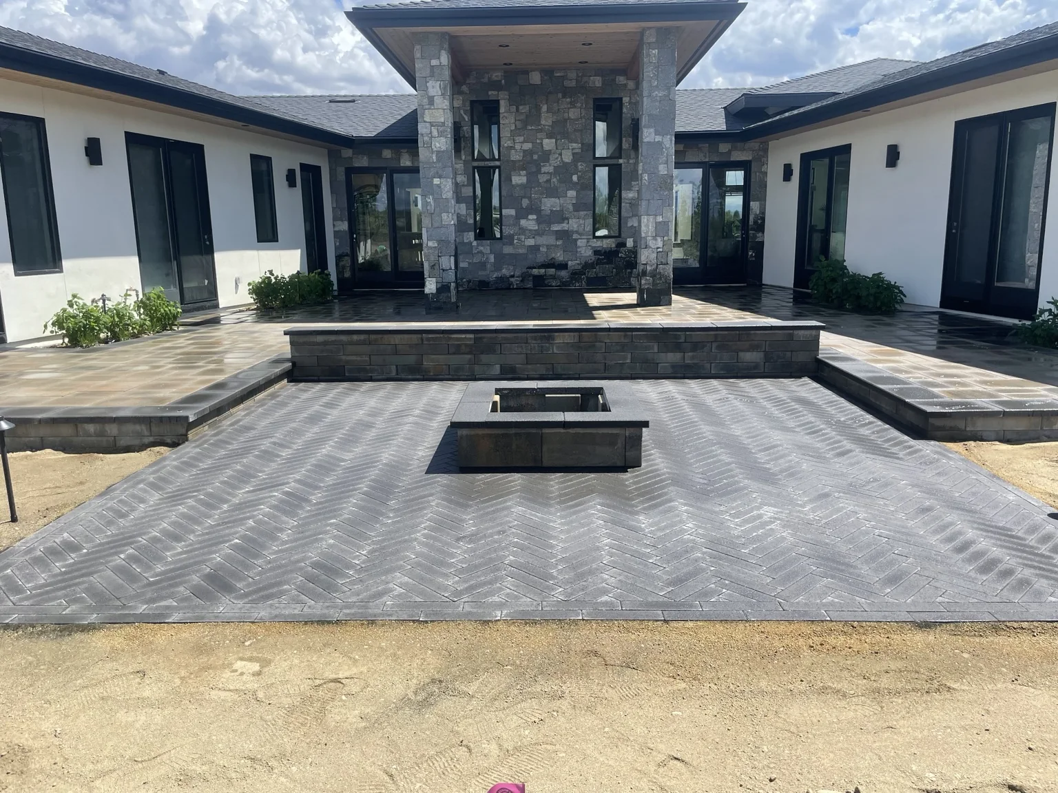 Paver patio
