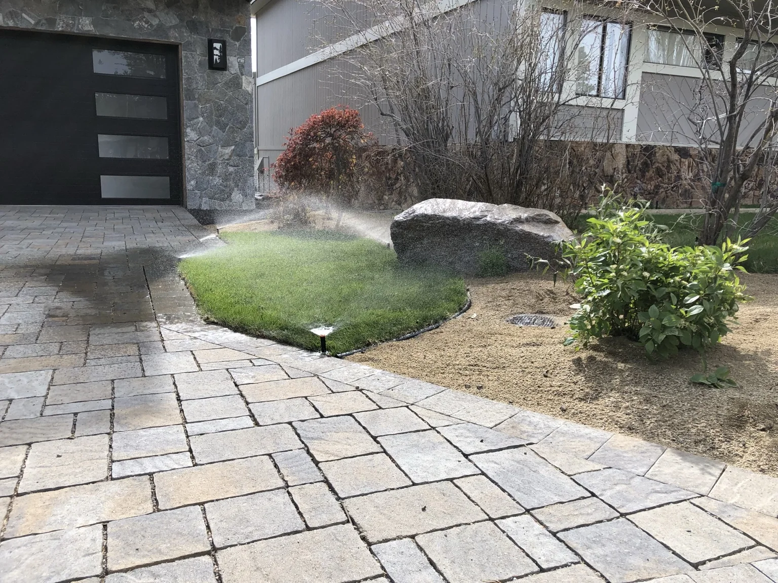Mapes Landscaping irrigation and lawn installation